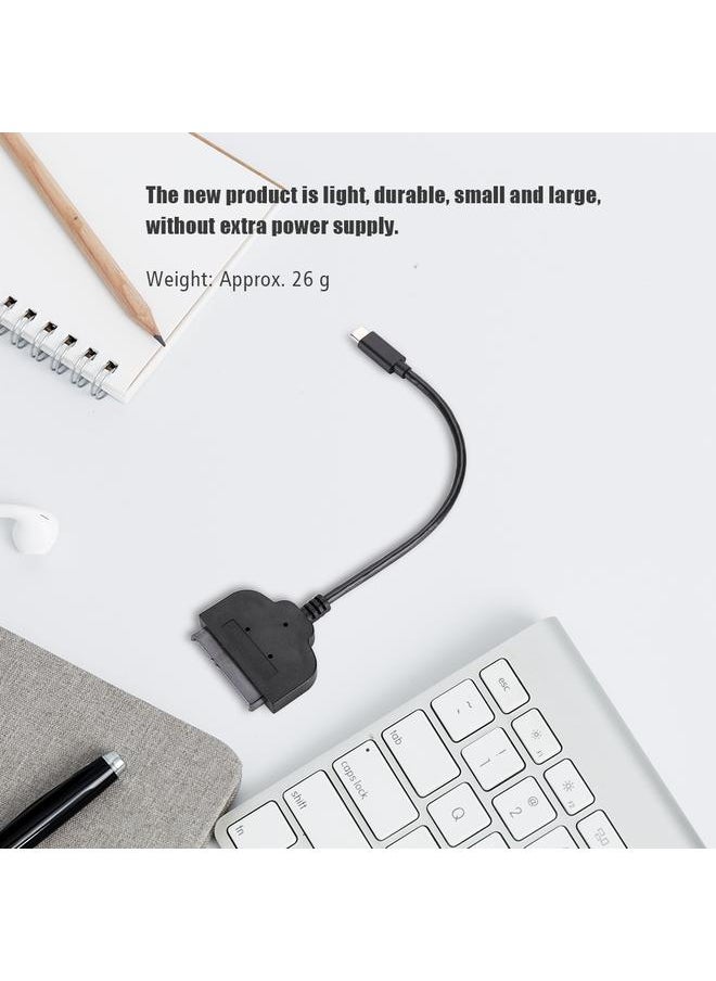 Type-C To SATA Adapter Cable 2.5" inches SATA Hard Drive For 7-15mm SSD HDD Converter Adapter
