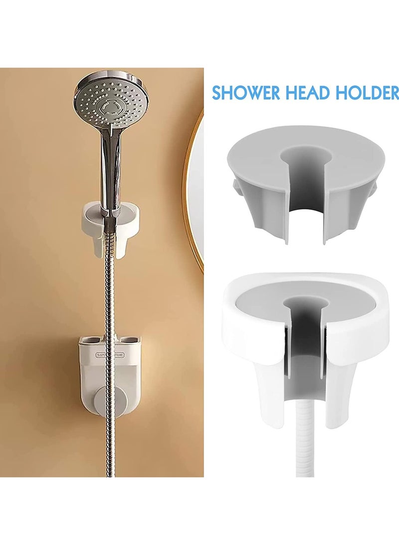 general Adjustable hands-free hair dryer holder with 360° rotation, wall-mounted hair dryer holder for bathroom and dog grooming without drilling - Image 2