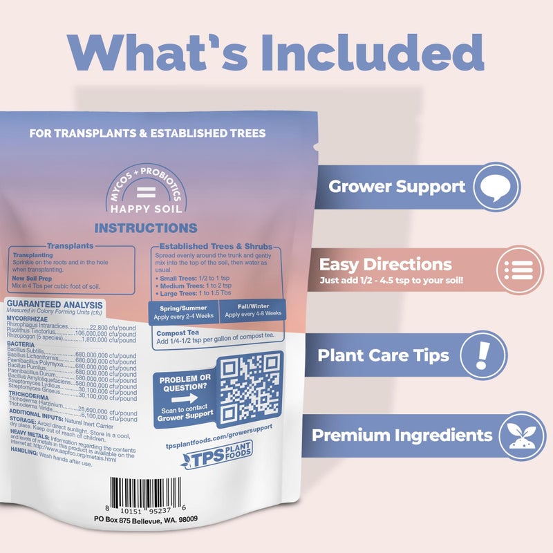 TPS NUTRIENTS Mycos for Transplanting and Established Palm Plants (16 Ounces) - Image 3