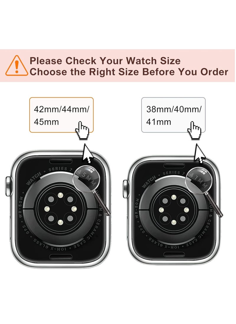 General - Marge Plus for Apple Watch Band Series Ultra 8 7 6 5 4 3 2 1 SE 38mm 40mm 41mm Women and Men, Stainless Steel Mesh Loop Magnetic Clasp Replacement for iWatch Bands - Image 1