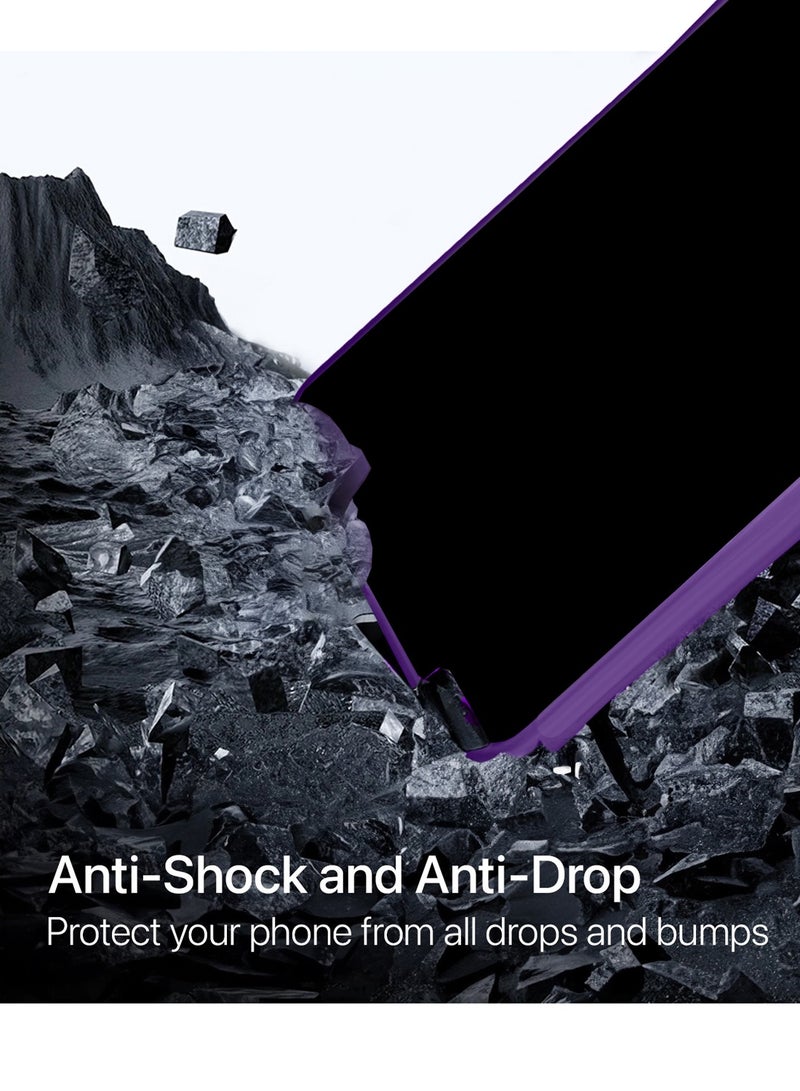 Wtech vivo V40 Lite 5G 2024 SO COOL Series Light Refrative Silicone Protective Raised Plating Camera Lips Bazel - Purple - Image 3