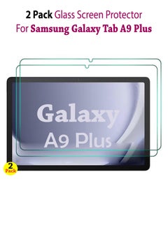Waldic 2 Pack Tempered Glass Screen Protector For Samsung Galaxy Tab A9 Plus  - Image 1