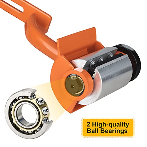 HOTYELL Log Peeler, Log Debarker Designed for Husqvarna and STIHL as Chainsaw Attachment, Efficient Wood Debarking Tool for Timber Processing, Work Gloves Included - Image 4