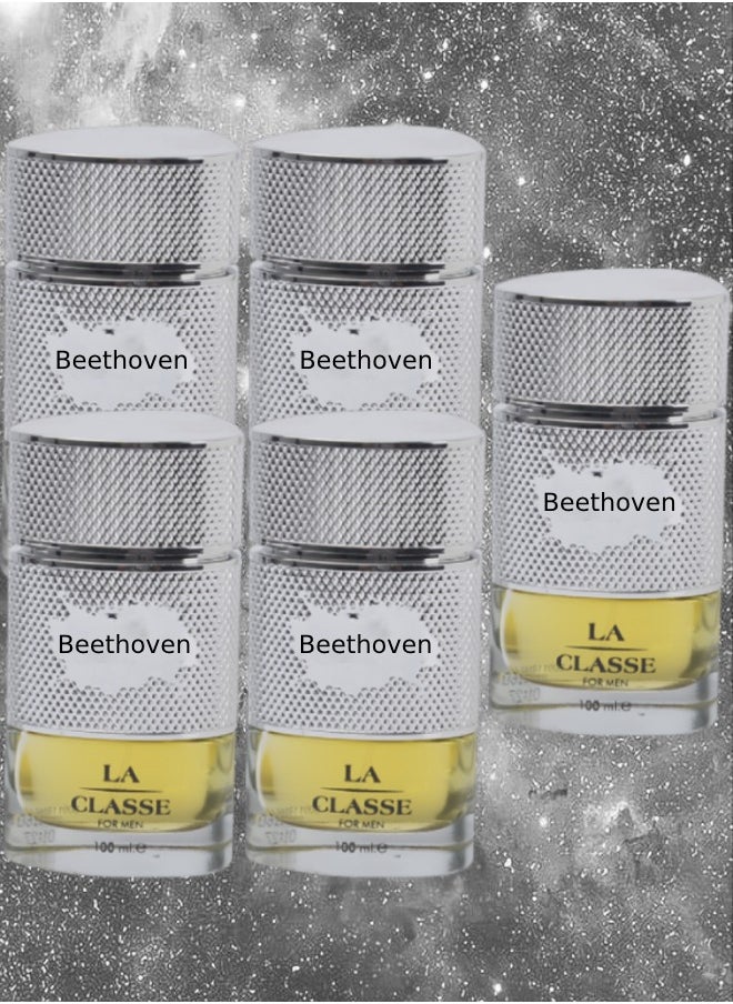 بيتهوفن 5 قطع عطر لا كلاس للرجال 100 مل  - Image 1