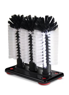 Excefore Glass Cleaning Brush Glass Washer with 3 Brush for Glass and Kitchen Sink Home Tools  - Image 1