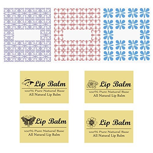 Kare Kind Kare & Kind Lip Balm Crafting Kit - 50x Empty Transparent Container Tubes (3/16 Oz (5.5 ml) With Twist Mechanism Cap - 50 Writeable and 50 Printed Stickers - DIY Kit - Image 3