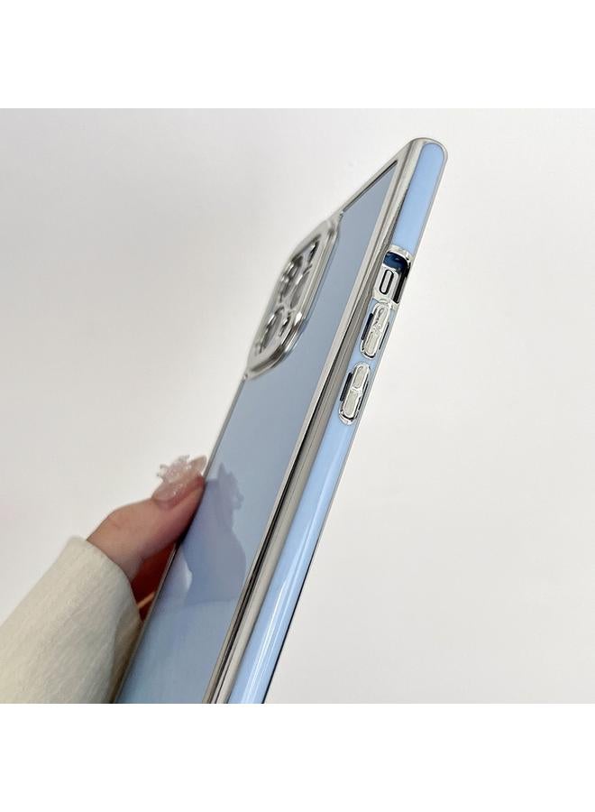 اس-توب جراب لهاتف iPhone 12 Pro Max مطلي بالكهرباء بلون سادة بفتحة دقيقة من مادة TPU - Image 4