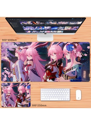No Overlock Honkai Impact 3 Mouse Pad Extra Large Animation Kiana Dem Lisa Alicia Two-Dimensional Notebook-Color:100x50cm Thickness 3mm-Pattern:Pink Eightfold Sakura 2 - pzsku/ZB03DF5E67D59CFCF166CZ/45/1745308165/d2672c30-3e7f-4750-bf7f-257b5e139cb7