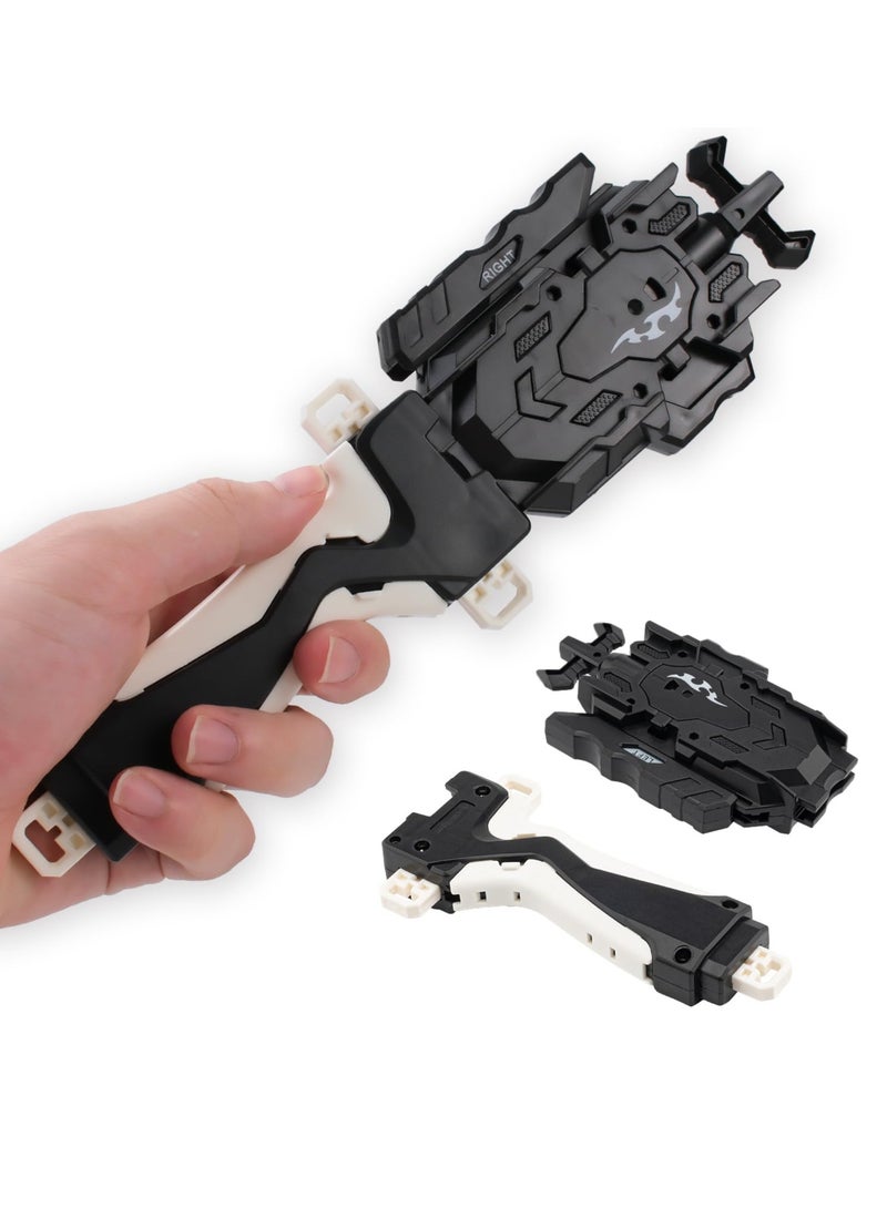 Mr. Penda 2 Pack String Launchers and Grips, Battling Burst Launcher, Lef tand Right Spin, Only Compatible with Burst, Two Launch Modes Gyros (Black & Red) - Image 5