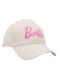 Barbie Leisure Cap Snapback Baseball Cap with Pink Embroided Barbie Logo  - Image 1