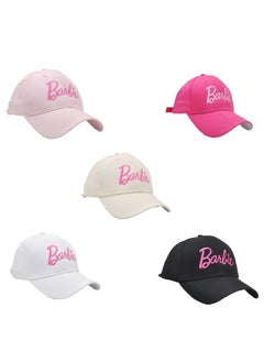 Barbie Leisure Cap Snapback Baseball Cap with Pink Embroided Barbie Logo  - Image 2