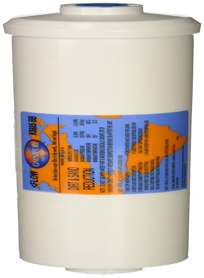 فلتر رواسب 12 بوصة بدقة 5 ميكرون مع وصلة أنثوية 1/4 بوصة