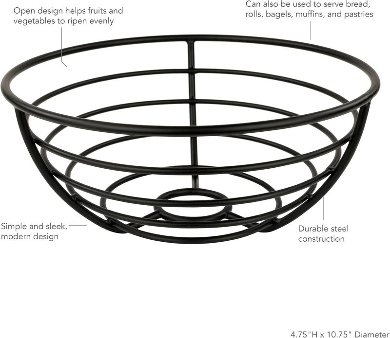 Spectrum Spectrum Diversified Euro Fruit Bowl for Table Display and Organization of Fruit Vegetables Produce and More  - Image 2