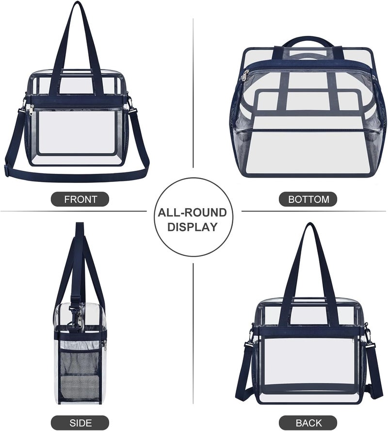 USPECLARE Clear Bag for Stadium Events,Transparent Bag for Work Sports Games Concerts Travel Gym - Image 5