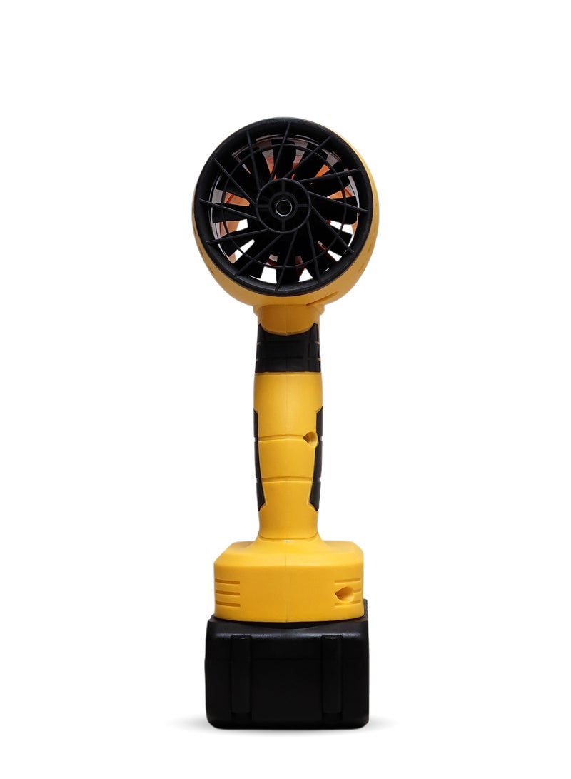 CRONY MD-1018 Cordless Handheld Air Blower, 21V Turbo Fan with Stepless Speed Control. Portable Electric Duster for Quick Drying, Cleaning Dust, Car Snow & More. Strong Jet Airflow, Rechargeable Battery, Ergonomic Grip & Safe ABS Design - Image 5