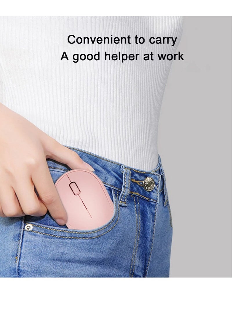 فوريف ماوس مكتب لاسلكي FV-185 بسرعة 2.4 جيجا هرتز - موفر للطاقة وخفيف الوزن - نطاق 10 أمتار | وردي - Image 3