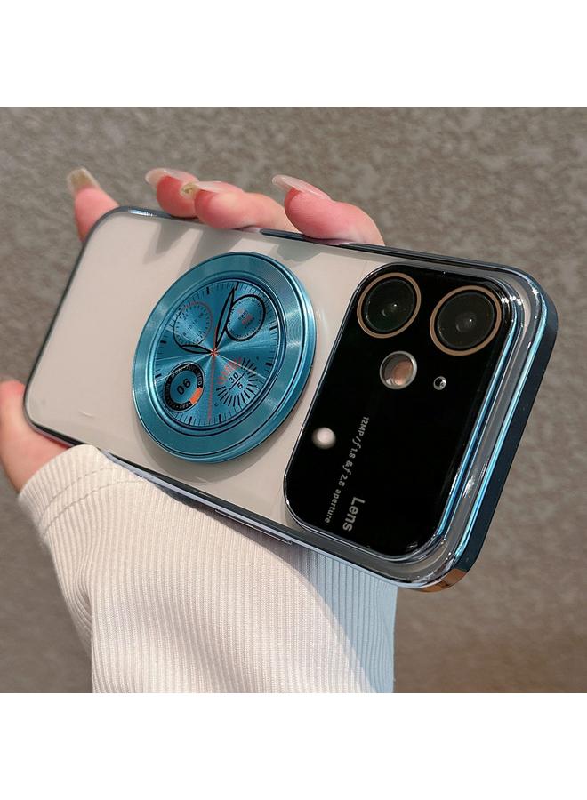 اس-توب جراب لهاتف iPhone 12 مطلي بالكهرباء مع حامل نافذة كبير للهاتف الشخصي - Image 1