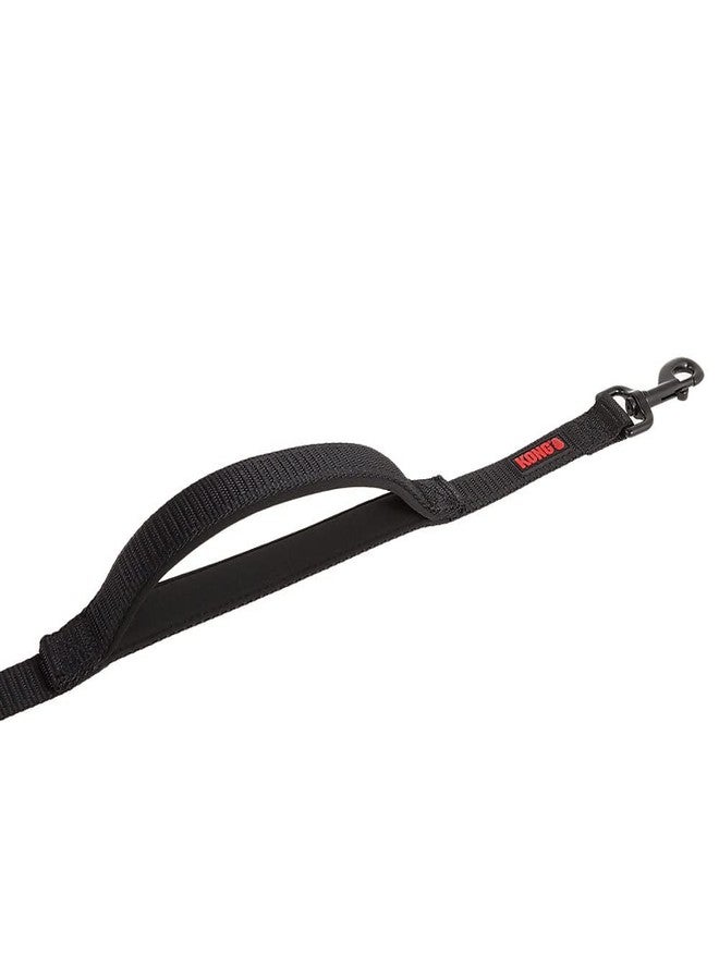 كونج حبل تحكم سريع وسهل الاستخدام من KONG Comfort Ultra Durable Traffic Padded Handle Hands Free Quick Control بطول 6 أقدام (أسود) - Image 4