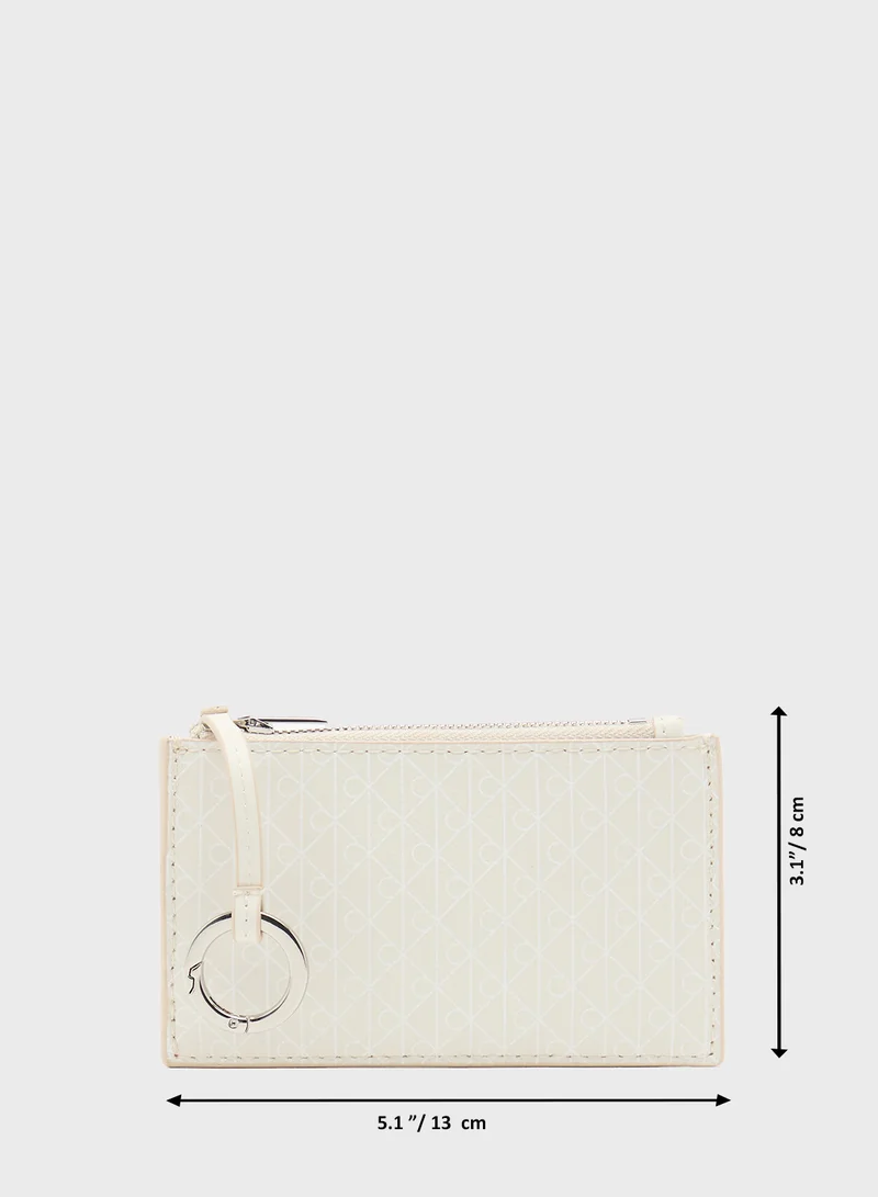 كالفن كلاين Casual Aop Top Zip Cardcase