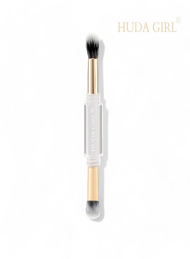 HUDA GIRL 4 in 1 Makeup Brush Set - Ultra Soft Makeup Brushes for Women & Girls, Ace Powder, Blending Eye Shadow & Foundation Brushes, Multifunctional Travel Makeup Brushes Set - Image 5