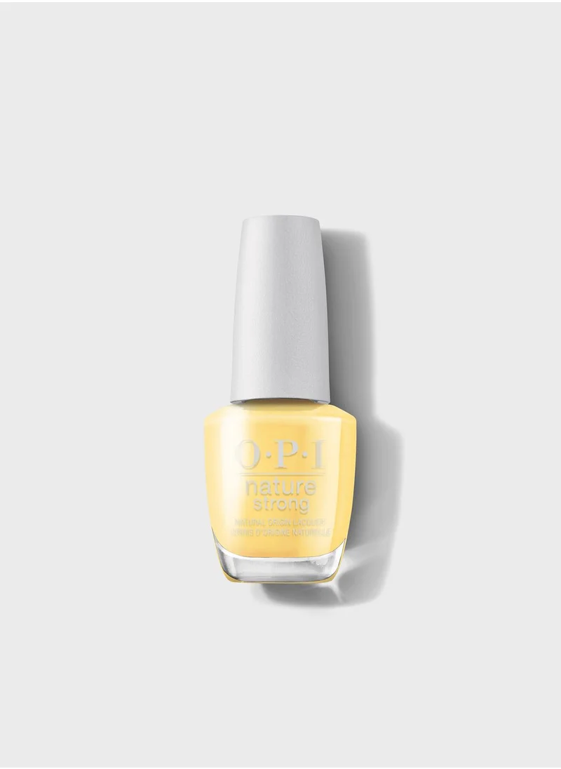 OPI Nature Strong Nail Polish, Make My Daisy, Yellow Nail Polish