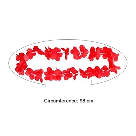LUDALY لودالي إكليل نيون أصفر / إكليل زهور هاواي / أدوات حفلات بركة / أدوات حفلات شاطئية / زينة حفلات ذات طابع هاواي (1 قطعة) - Image 4