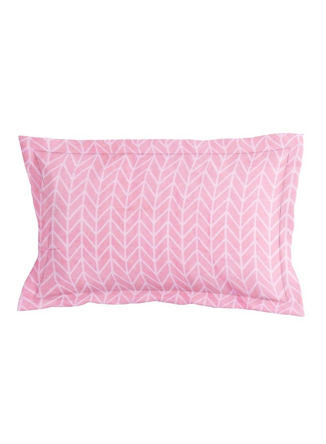 RD TREND Presents Luxurious Glace Cotton Super Soft 210 TC 360° Elastic Fitted Bedsheets Single Bed Size (72 x 48 x 8 Inch) with 1 Pillow Cover Size (28 x18), Color- Pink, Solid - Image 4