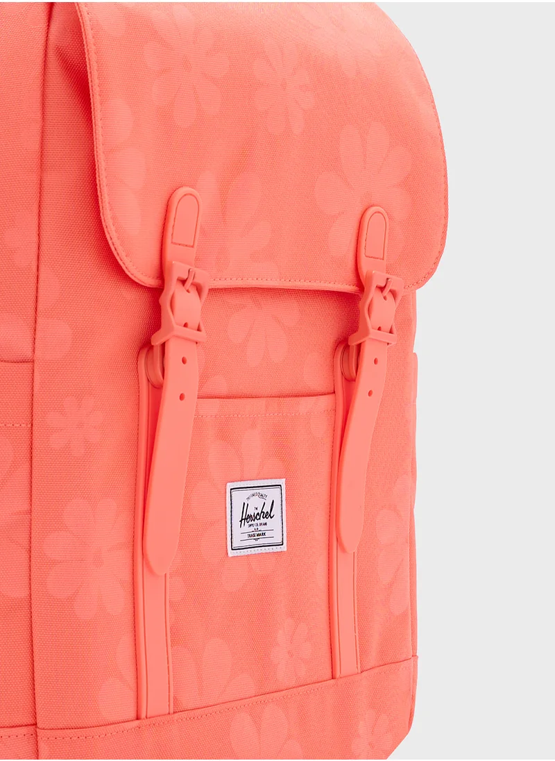 هيرشل سبلاي كو Flap Over Logo Detailed Backpack