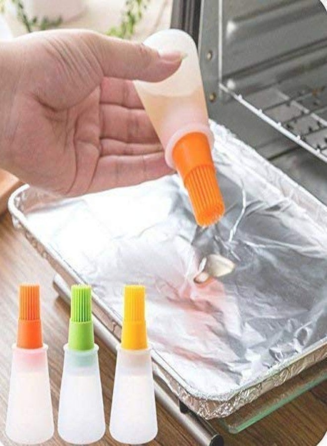 MSA Silicon Oil Bottle and Oil Brush for Baking Oil Pen for BBQ Utensil Safe Basting Brush - Image 2