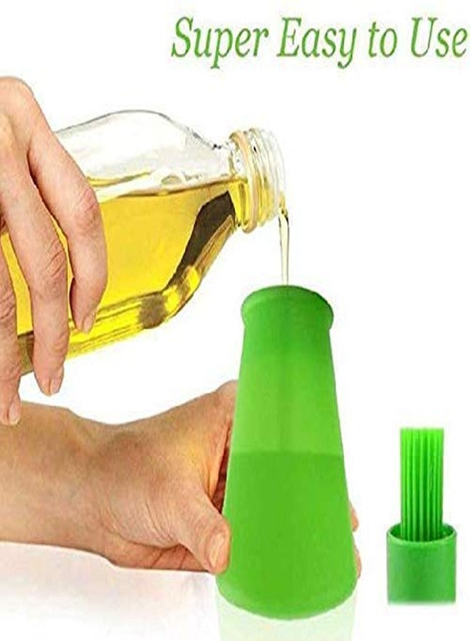 MSA Silicon Oil Bottle and Oil Brush for Baking Oil Pen for BBQ Utensil Safe Basting Brush - Image 4