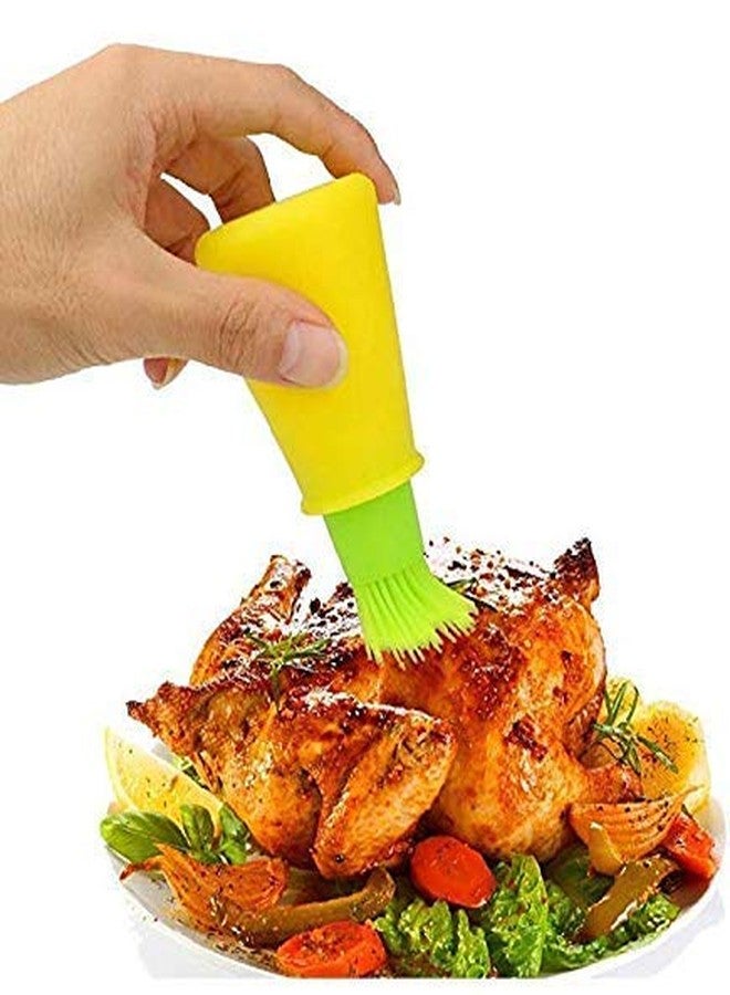 MSA Silicon Oil Bottle and Oil Brush for Baking Oil Pen for BBQ Utensil Safe Basting Brush - Image 3