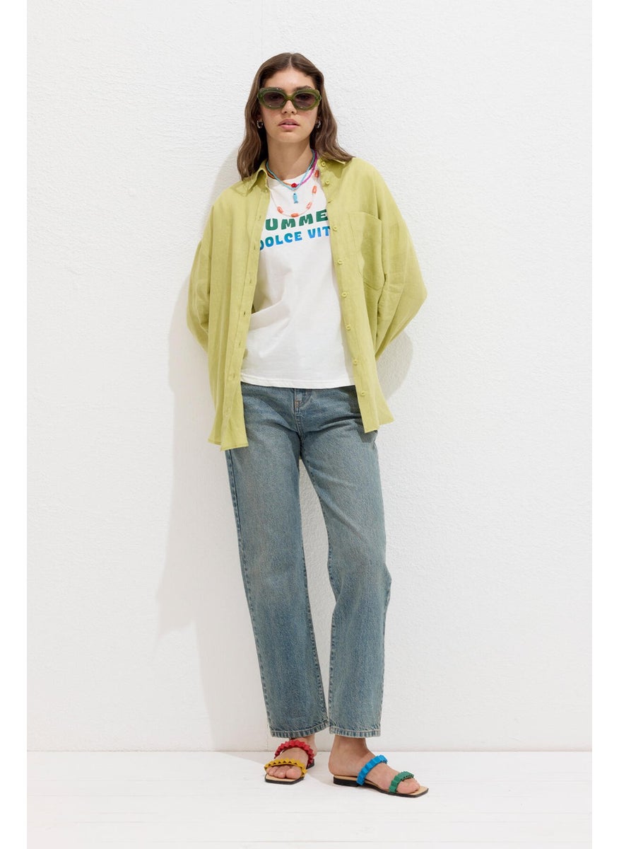 Thin Linen Oversize Shirt Soft Yellow - pzsku/ZB03E9A34CCE8891A411AZ/45/_/1741264494/31323d3b-c998-4fe8-9443-f07d60643ab3