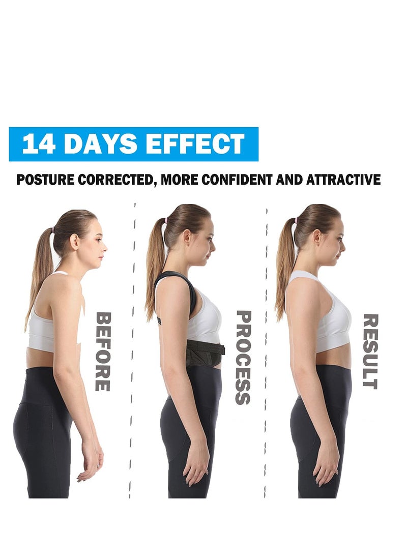 Adjustable Posture Corrector for Men, Women, and Kids - Back, Neck, and Shoulder Support Brace (XL) - Image 5