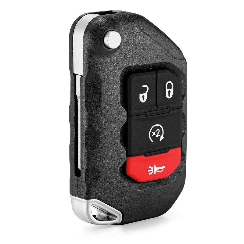 LYFUCESS Smart Key Fob Replacement Fits for Jeep Wrangler 2018 2019 2020 2021 2022 2023 2024 Jeep Gladiator 20202024 Proximity Keyless Entry Remote Control 433 Mhz OHT1130261 ID4A - Image 2