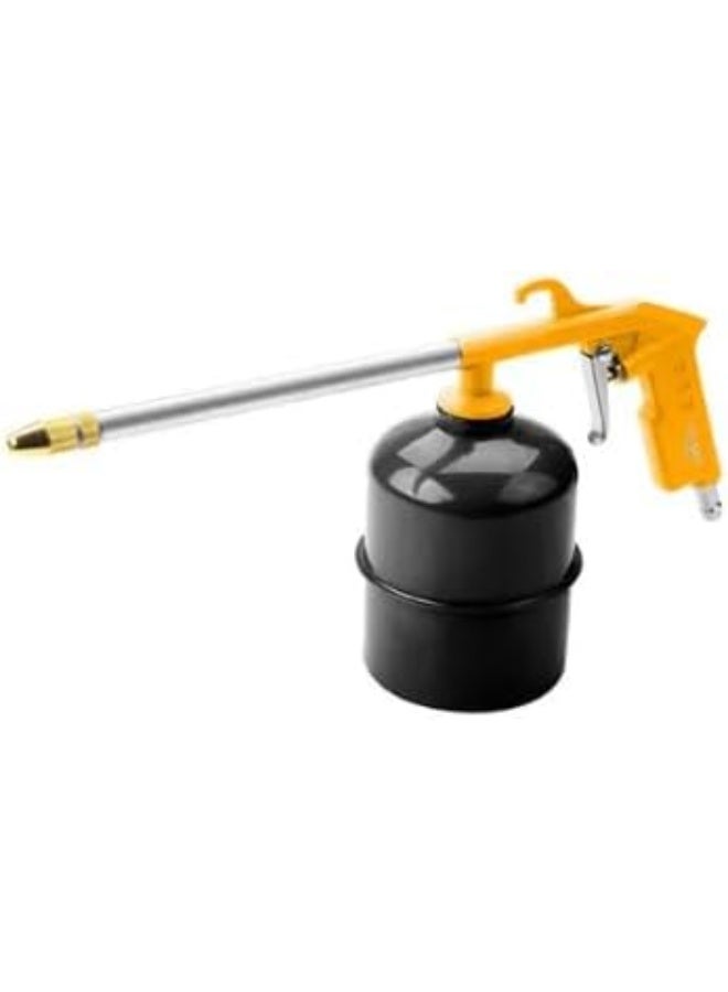 TOLSEN Tolsen Air Washing Gun with Extension Nozzle, 2-Piece Professional Cleaning Set, Black and Yellow