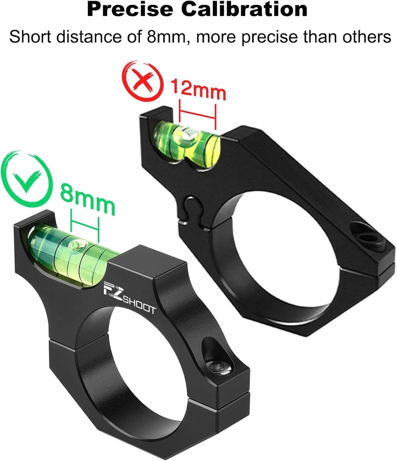 EZshoot Scope Level Bubble, Scope Bubble Level, Scope Leveling Kit, Scope Mounting Kit, Anti Cant Scope Level - Image 4