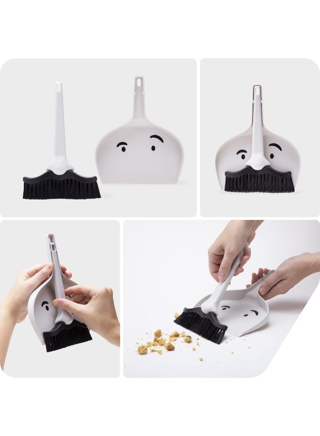 PELEG DESIGN Mini Mustache Dustpan and Brush Set - Image 4
