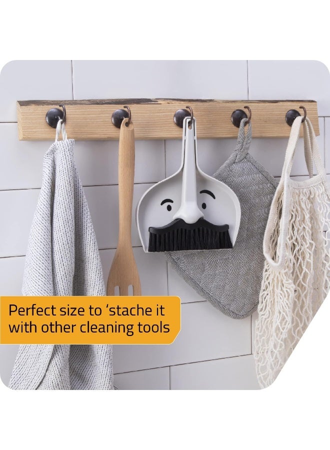 PELEG DESIGN Mini Mustache Dustpan and Brush Set - Image 3