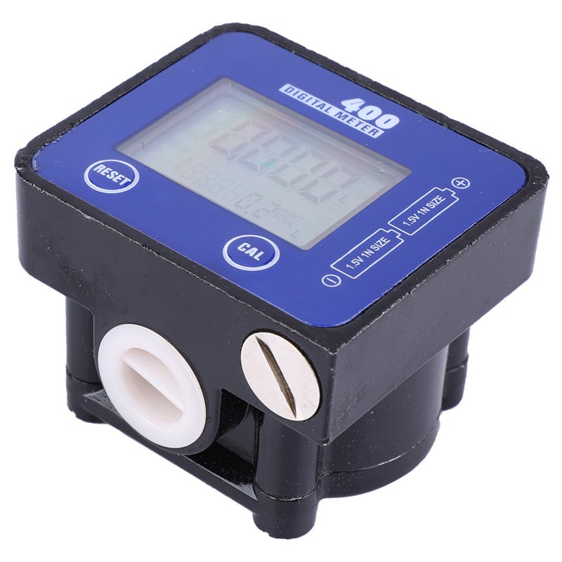 High Precision Digital Turbine Flow Meter 1/2 Inch Aluminum Alloy for Diesel Gasoline Kerosene Engine Oil - LCD Display with 1 Percent Accuracy for Low Flow High Viscosity Liquid Measurement - Image 4