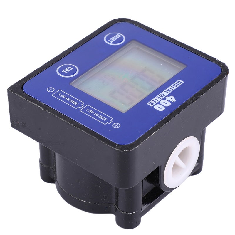 High Precision Digital Turbine Flow Meter 1/2 Inch Aluminum Alloy for Diesel Gasoline Kerosene Engine Oil - LCD Display with 1 Percent Accuracy for Low Flow High Viscosity Liquid Measurement - Image 5