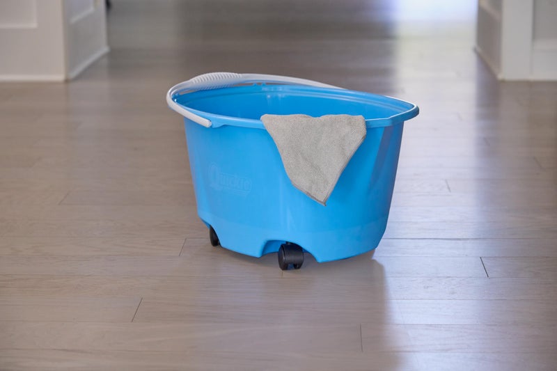 Quickie® Ez-Glide Bucket On Wheels, 5 Qt, Blue 20000ZQK - 1 Each - Image 3