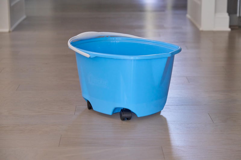Quickie® Ez-Glide Bucket On Wheels, 5 Qt, Blue 20000ZQK - 1 Each - Image 4