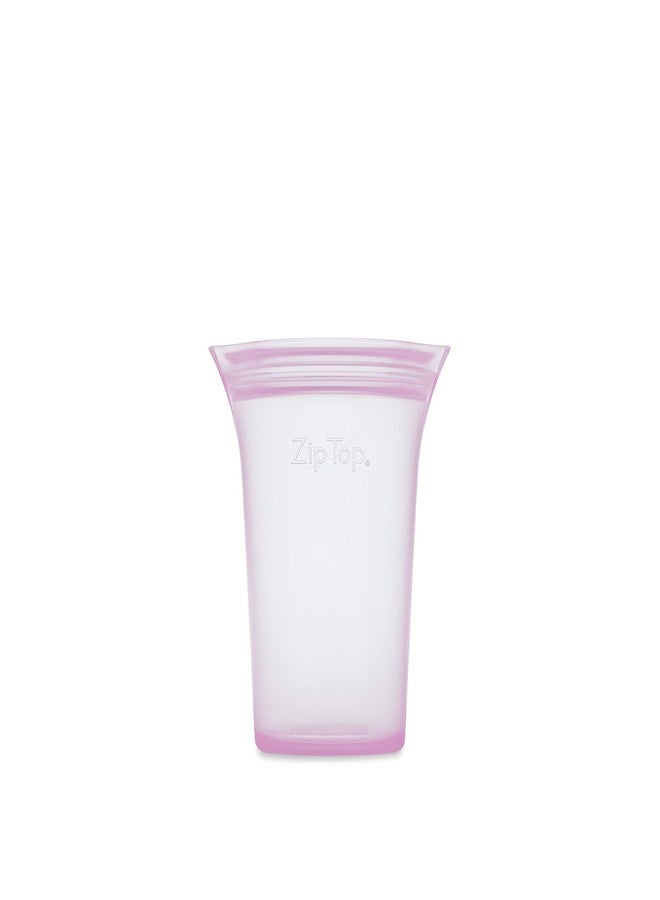 Zip Top Reusable Food Storage Bags | Small Cup [Lavender] | Silicone Meal Prep Container | Microwave, Dishwasher and Freezer Safe | Made in the USA - Image 2