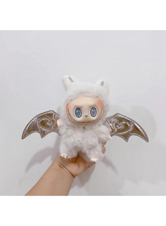 Labu Little Angel Tide Play Blind Box Zimomo Plush Toy Vinyl Face Macaron Motherland High Quality High Version-Color:Sitting Pumpkin With Packaging 3rd Generation-Height:18cm  - Image 2