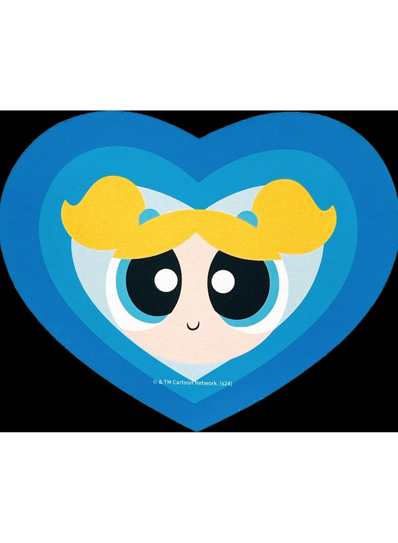 General Powerpuff Girls Heart-shaped Mouse Pad Macaron Summer Dopamine Portable Fits Tightly on the Desktop  - Image 1