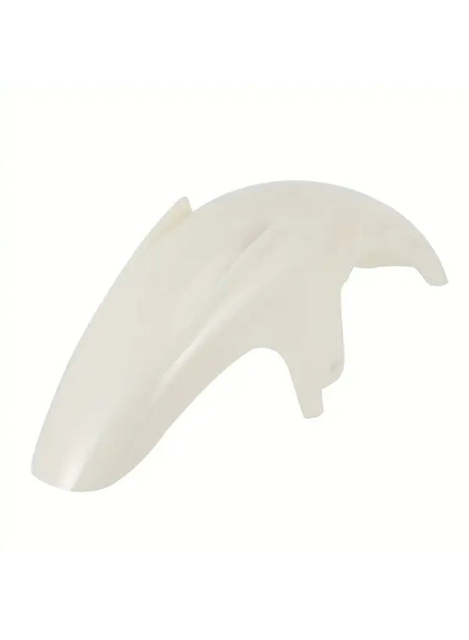 White Front Fender Mudguard Protector For 125cc to 250cc Offroad Motorcycles - Image 1