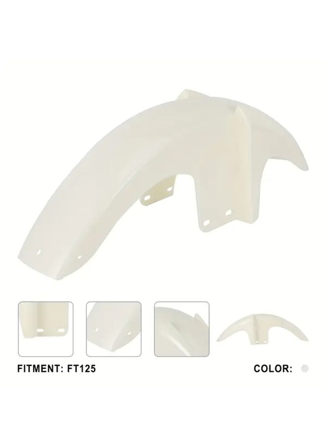 White Front Fender Mudguard Protector For 125cc to 250cc Offroad Motorcycles - Image 5