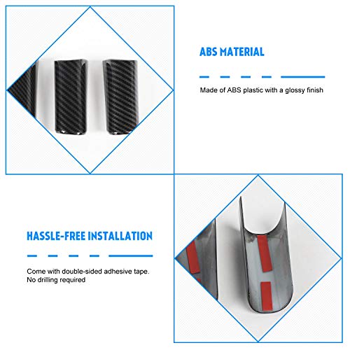JeCar Carbon Fiber Interior Trim Accessories for 2007-2010 Jeep Wrangler JK JKU 2 Door & 4 Door - Image 3