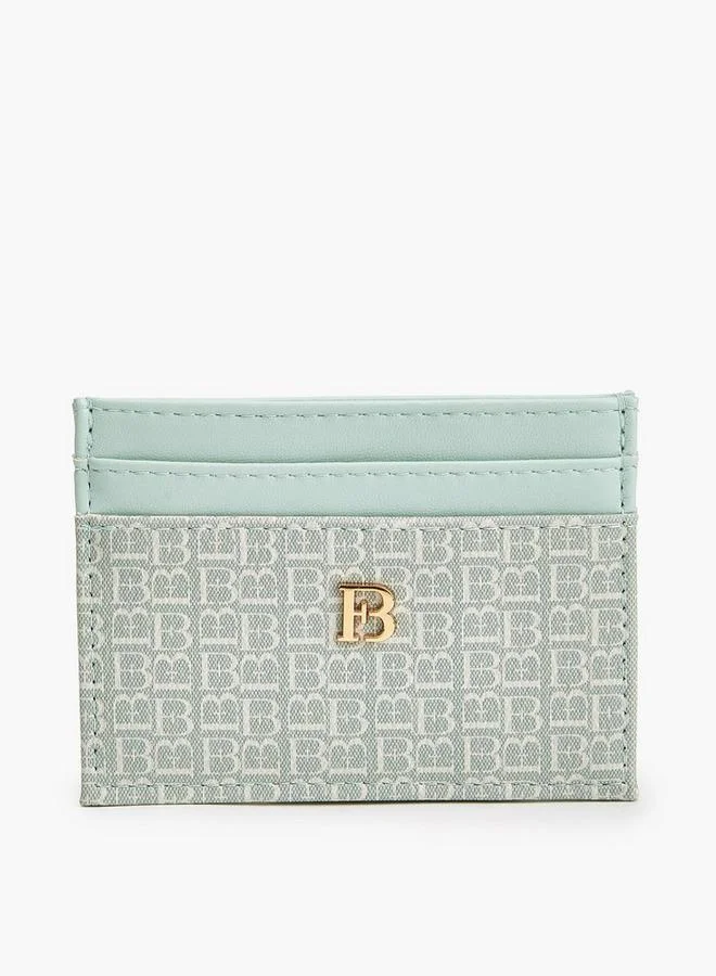 Flora Bella Monogram Print Card Holder