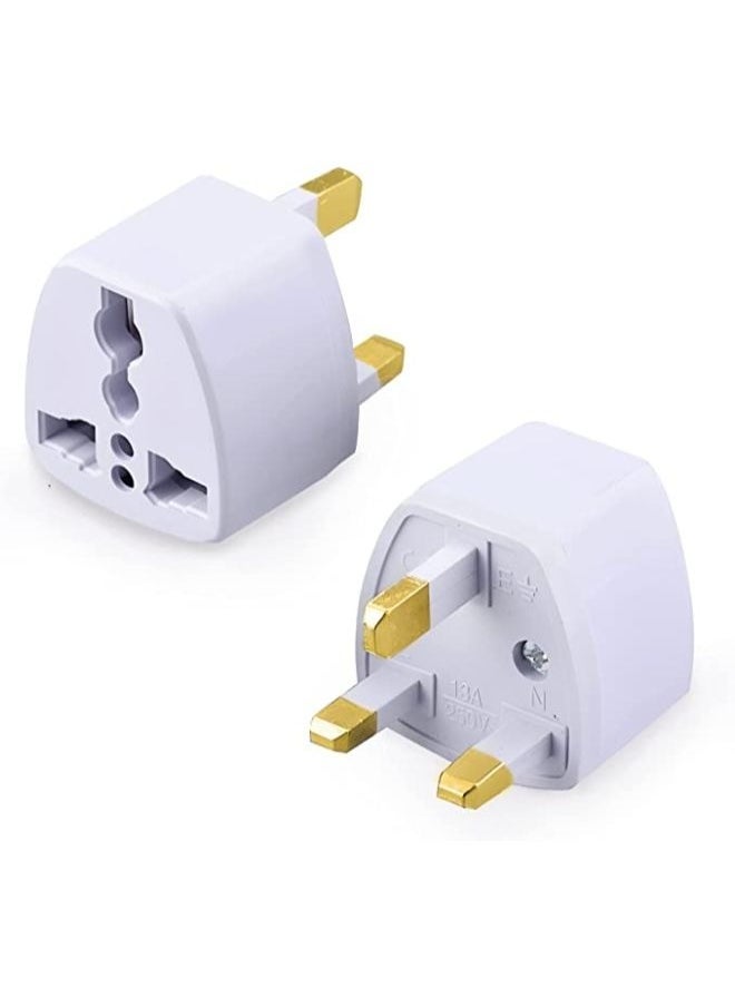 Generic 3 Pieces Universal Universal AU US EU Socket To UK AC Power Plug Travel Adapter Outlet Converter  - Image 2